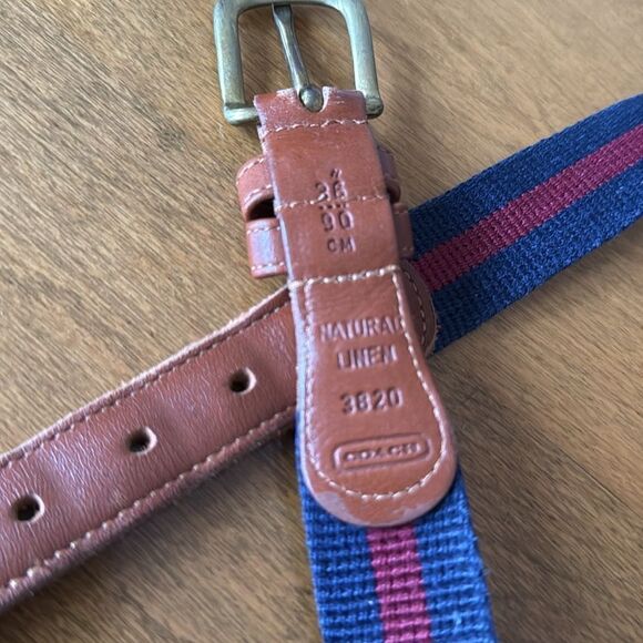 Coach linen belt - Picture 4 of 6